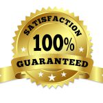gold-badge-satisfaction-guaranteed-ribbon-vector-circular-label-text-percent-medal-stars-white-background-30524149
